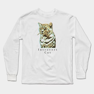 Introvert Cat Long Sleeve T-Shirt